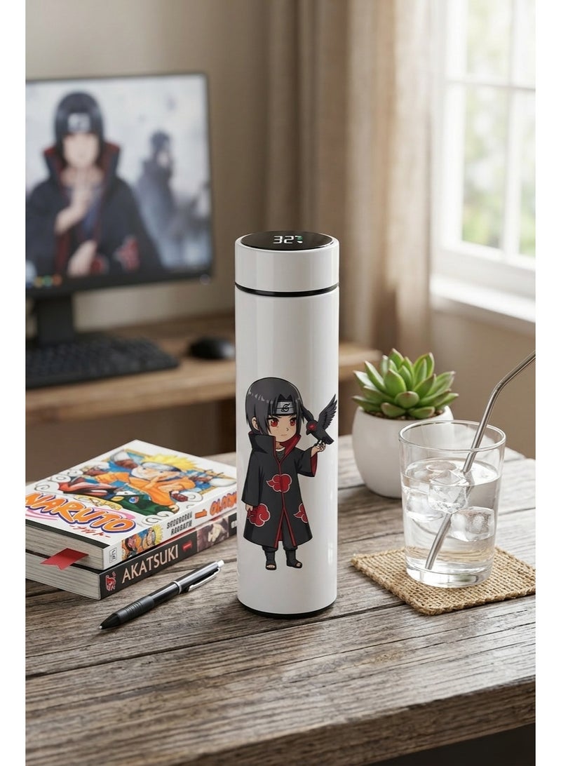 Bickerbond Itachi Uchiha Smart Water Bottle - Stainless Steel Vacuum Thermos with LED Temperature Display - Image 2