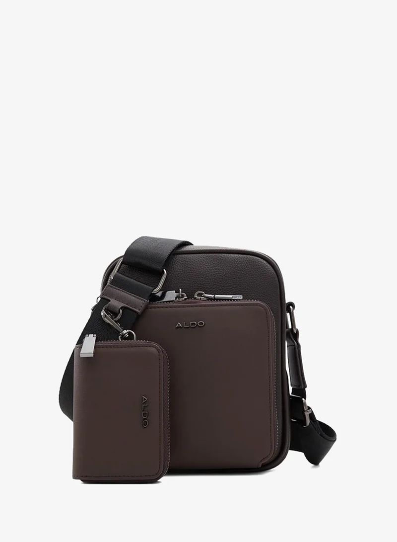 Maximilian Men Brown Crossbody Bag