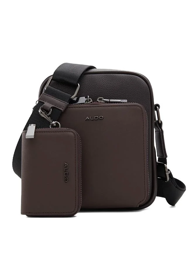 الدو Maximilian Men Brown Crossbody Bag