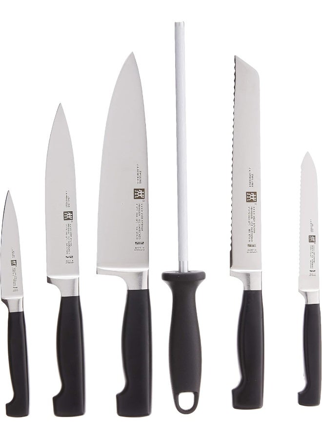 Zwilling Knife Block Four Star 7 Parts, Stainless Steel, Silver/Black, 48 x 38 x 28 cm - Image 2