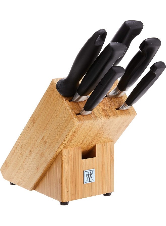 Zwilling Knife Block Four Star 7 Parts, Stainless Steel, Silver/Black, 48 x 38 x 28 cm - Image 1