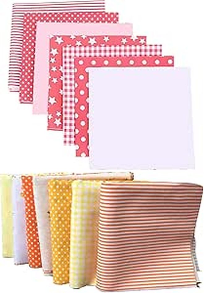 50X50Cm Floral Cotton Fabric Squares Pre Cut Patchwork Sewing Quilting Craft - Image 1