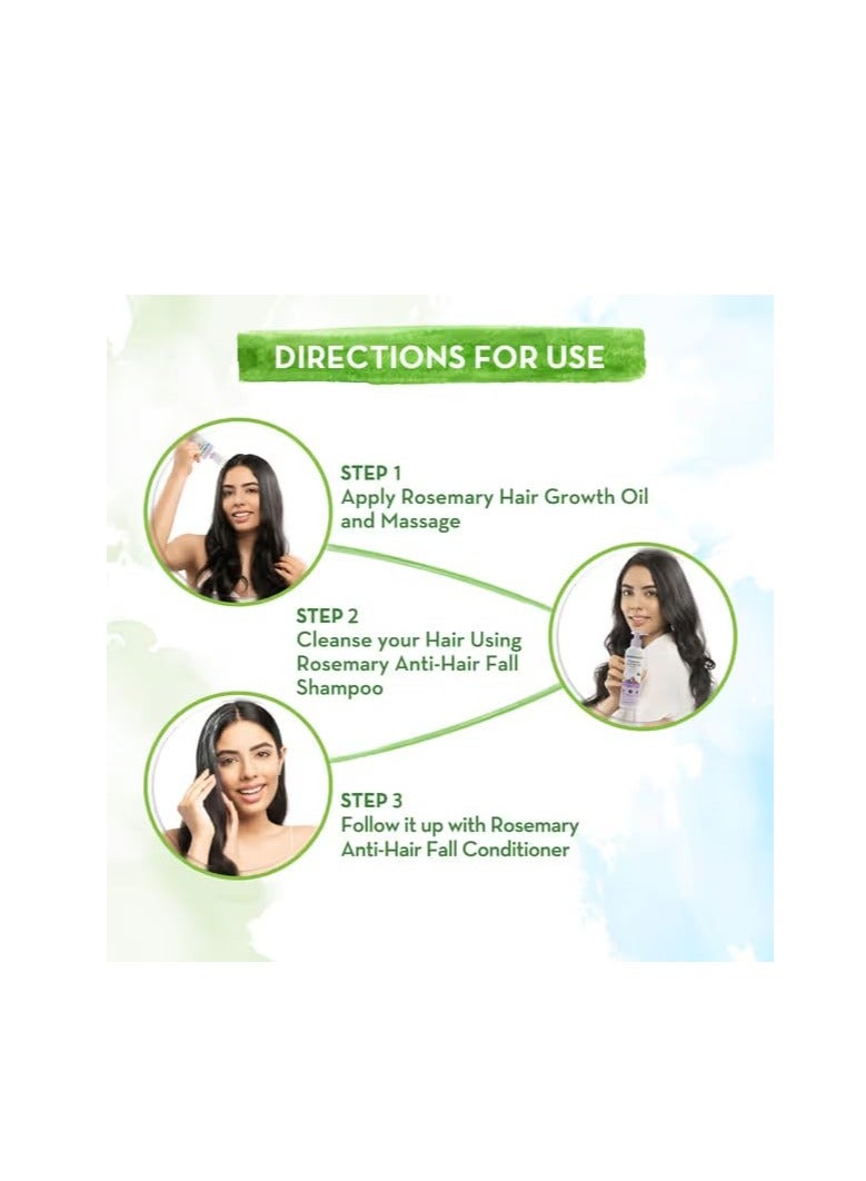 Mamaearth Rosemary Hair Fall Control Kit - 650 ml - Image 4