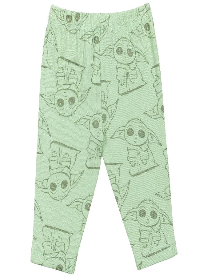 STAR WARS STAR WARS Mandalorian Baby Yoda Baby Boys 3 Piece Outfit Set: Bodysuit Pants Hat 3-6 Months - Image 3