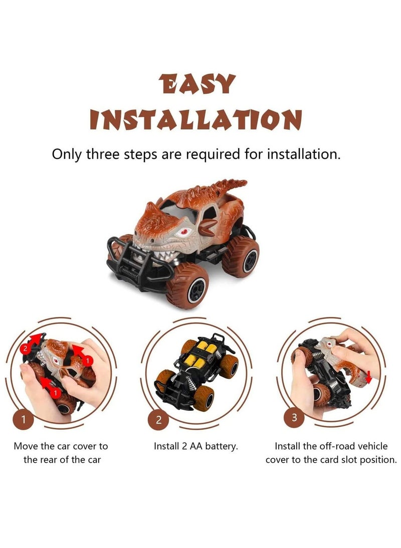 Gonice Remote Control Car, Dinosaur Toys for Kids  - Image 3