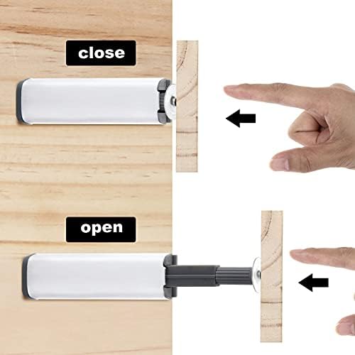 ZIQI 20Pack Push to Open Door Catch, Heavy Duty Touch Latch, Magnetic Push Latches Kitchen Door Push Release Latch for Cabinet for Kitchen Closet Door Closing & Drawer Closure Pop Out - Image 5