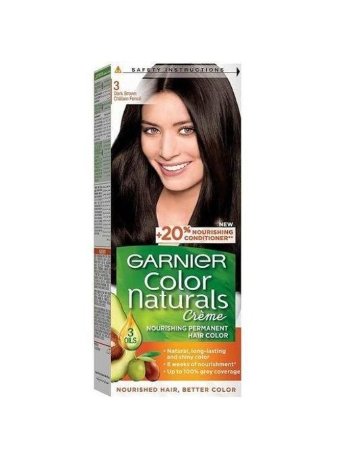 Color Naturals Hair Color No.3 Dark Brown