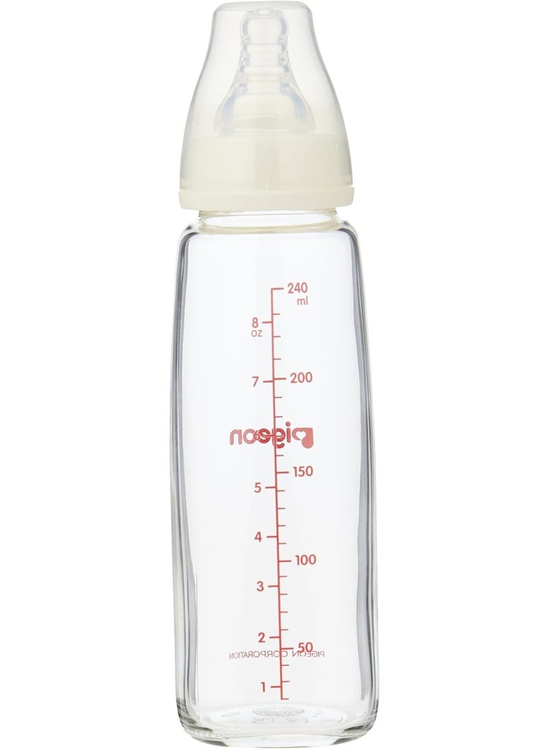 بيجون رضاعة بيجون زجاجية شفافة - أبيض/شفاف - 240 مل - Image 3