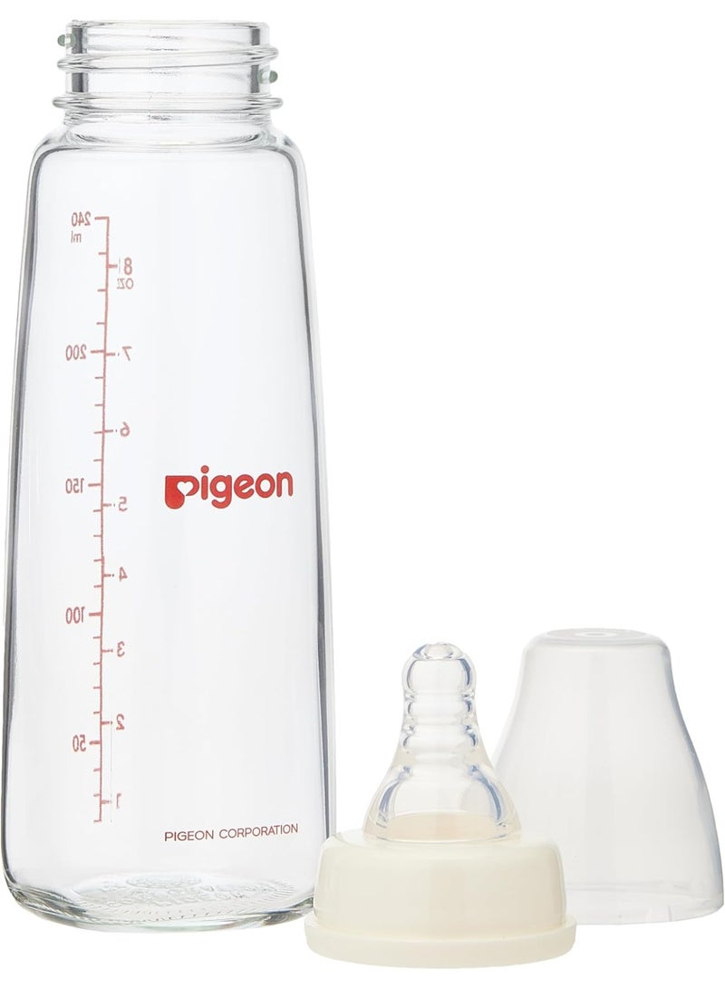 بيجون رضاعة بيجون زجاجية شفافة - أبيض/شفاف - 240 مل - Image 2