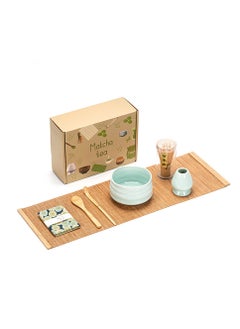 General 7 Piece Matcha Whisk Set Matcha Tea Set With Ceramic Bowl Prong Bamboo Whisk Whisk Holder And Traditional Scoop Matcha Stirrer Set For A Traditional Cup Of Matcha  - Image 1