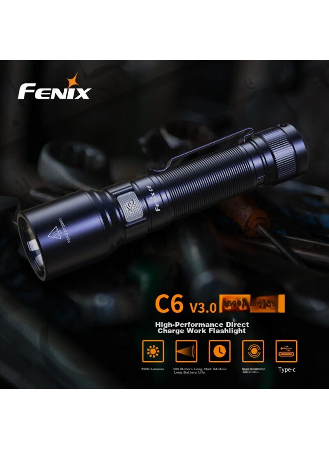 fenix Flashlight C6 V3.0, High-Intensity Long-Range Outdoor Lighting, Night Fishing And Beach Combing Flashlight - Image 5