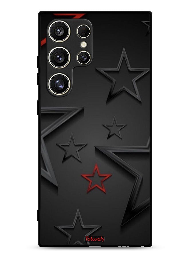 Tolwak Samsung Galaxy S24 Ultra 5G Protective Case Cover Stars Pattern - Image 1