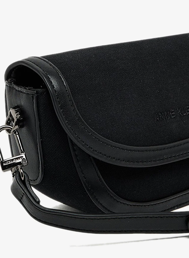 Anne Klein  Anne Klein Contrast Trim Flap Crossbody Bag for Women | Best Price UAE