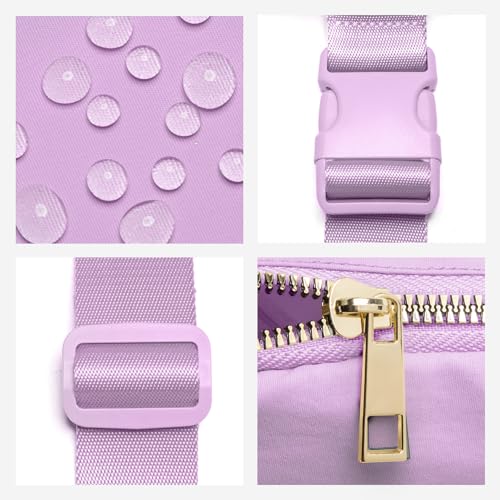 Gitus Initial Belt Bag Fanny Pack Crossbody Bag for Girls Birthday Gifts Age 8-10 Teen Girl Gifts Trend Stuff Personalized Letter Gifts for Daughter Sister (Lavender-A) - Image 4