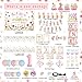 Mpanwen Wildflower Wild One Birthday Decorations Girl 152 Pcs First Wild Flower Theme Party Decor Supplies for 1st Girl Baby Backdrop Tablecloth Centerpieces Crown Poster Wall Signs Blocks - Image 4
