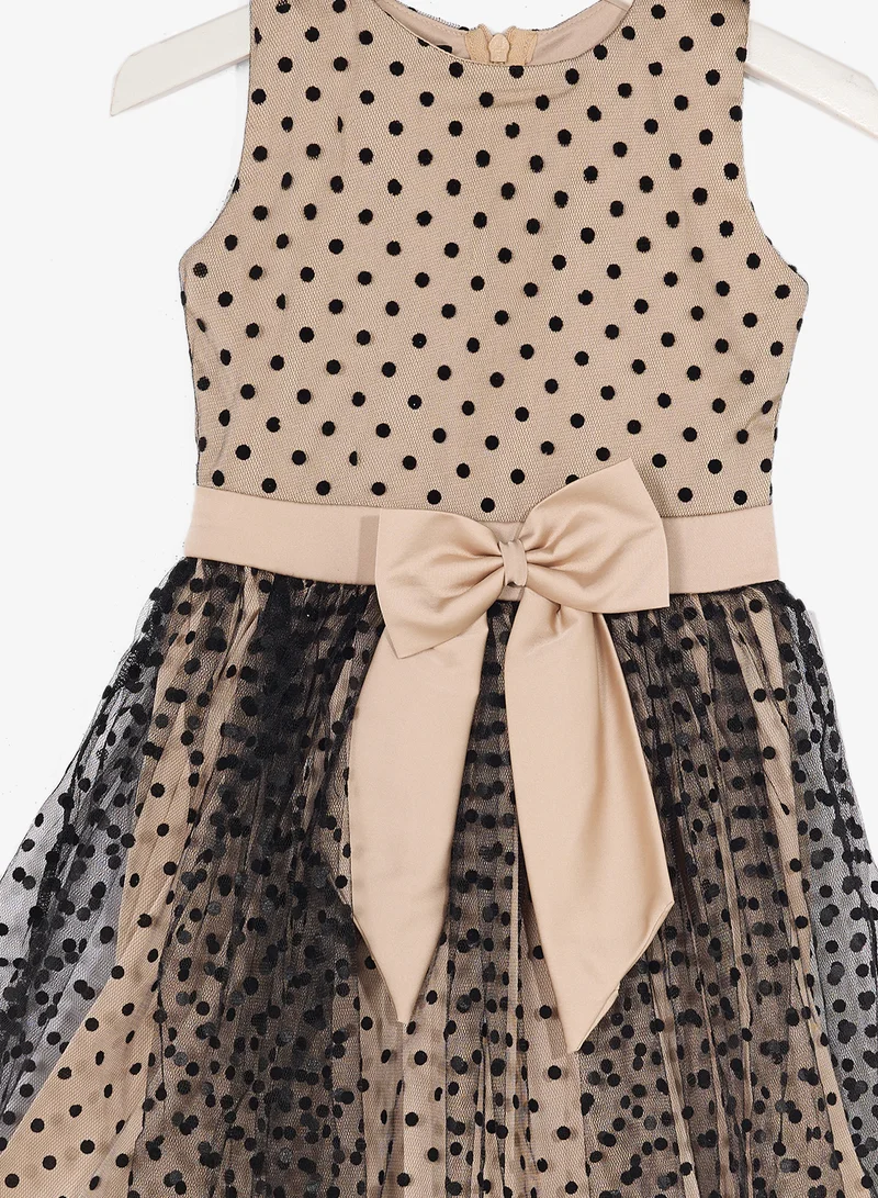 Little Golden Apple Little Polka Dots Tulle Dress