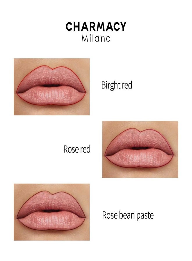 CHARMACY Twist Up Lip Liner Pencil - Waterproof & Smudge Proof, All Day Wear | High Pigment Creamy Formula | Universal Shades for Over-Lining | Vegan, No Sharpener Needed #03 - Image 3