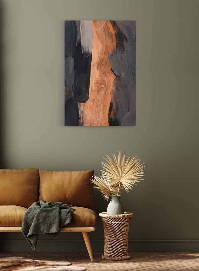 لوحة كانفاس على إطار خشبي، تصميم فن تجريدي، للمنزل، غرفة المعيشة، المكتب، الديكور - Image 2