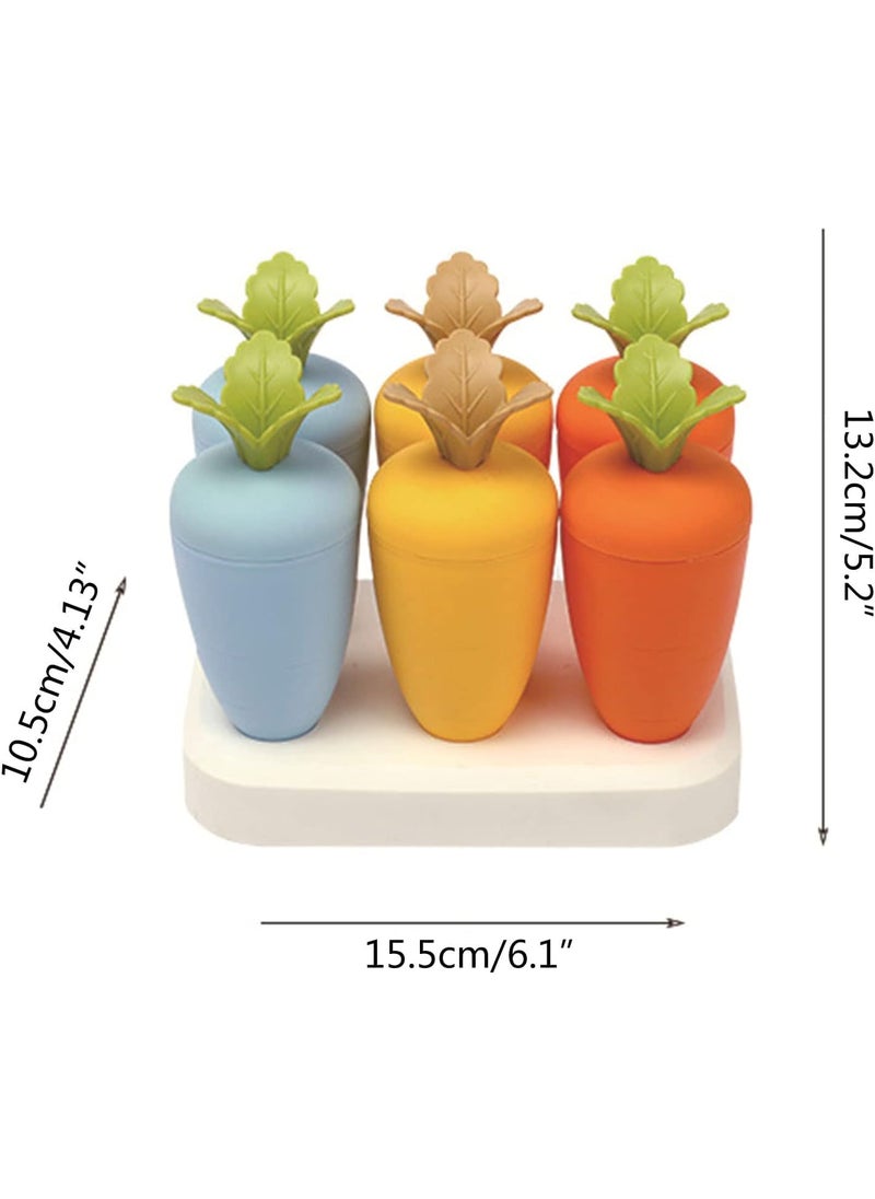Skytail Skytail 6 Slot Reusable Ice Candy Maker Homemade PopsicleFrozen Kulfi Candy for Children Adults Popsicle Frozen Ice Cream Ice Pop Makers Ice Cream Tray Kulfi Candy Frozen Treats  - Image 2