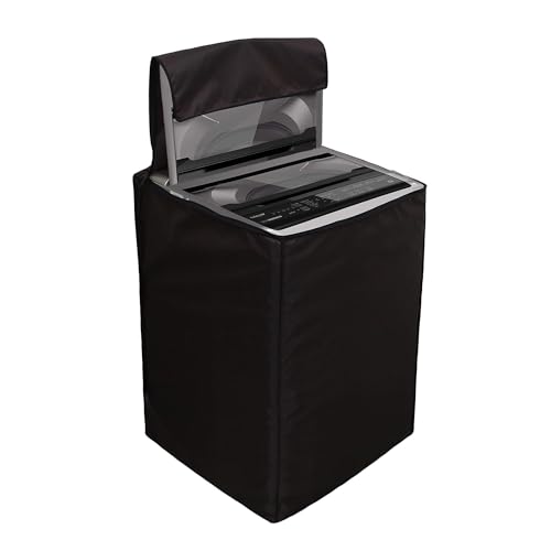 Star Weaves Waterproof & Dust Proof Top Loading Fully Automatic Washing Machine Cover Suitable for IFB, Samsung, LG, Whirlphool 6 kg, 6.5 kg,7kg & 7.5 kg (59 X 59 X 89 cms, Coffee), Polyester - Image 1