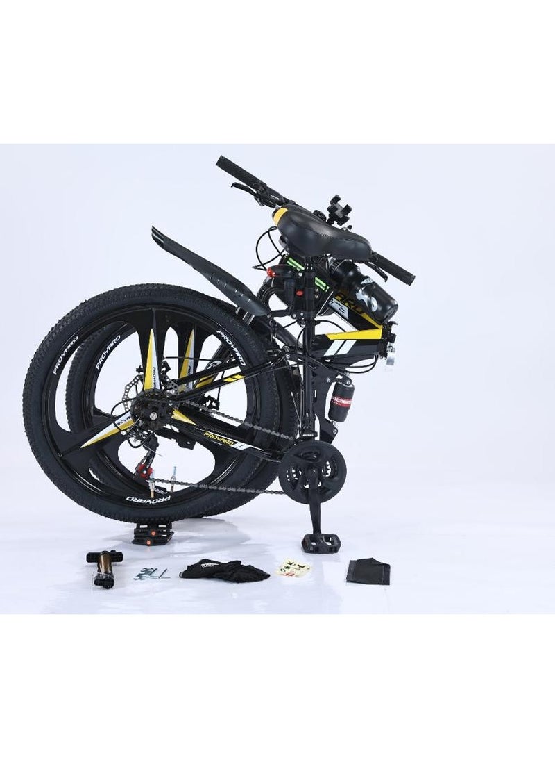 PROYARD Fixable Steel Bicycle Aluminum Hybrid Sports Bike. - Image 4