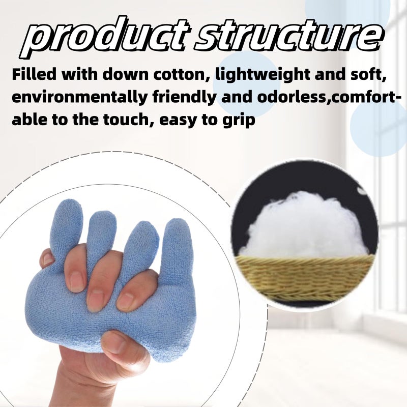 DEEYOTA Fingers Separation Pad,with an Elastic Palm Gripper,Used for Rehabilitation Treatment of Arthritis and Skin Damage - Image 3