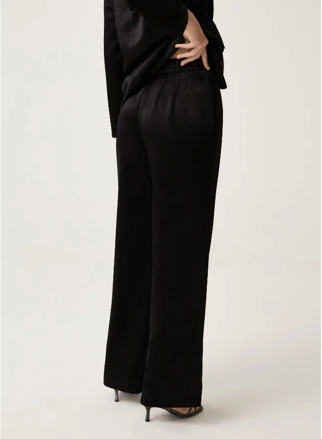 Ovs Ovs Womens Palazzo Trousers With Darts