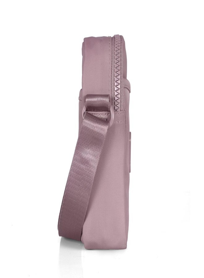 حقيبة كتف صغيرة من ماركة BAG IN ENTERPRISE للنساء، حقيبة كتف صغيرة الحجم بحزام قابل للتعديل (وردي) - Image 5