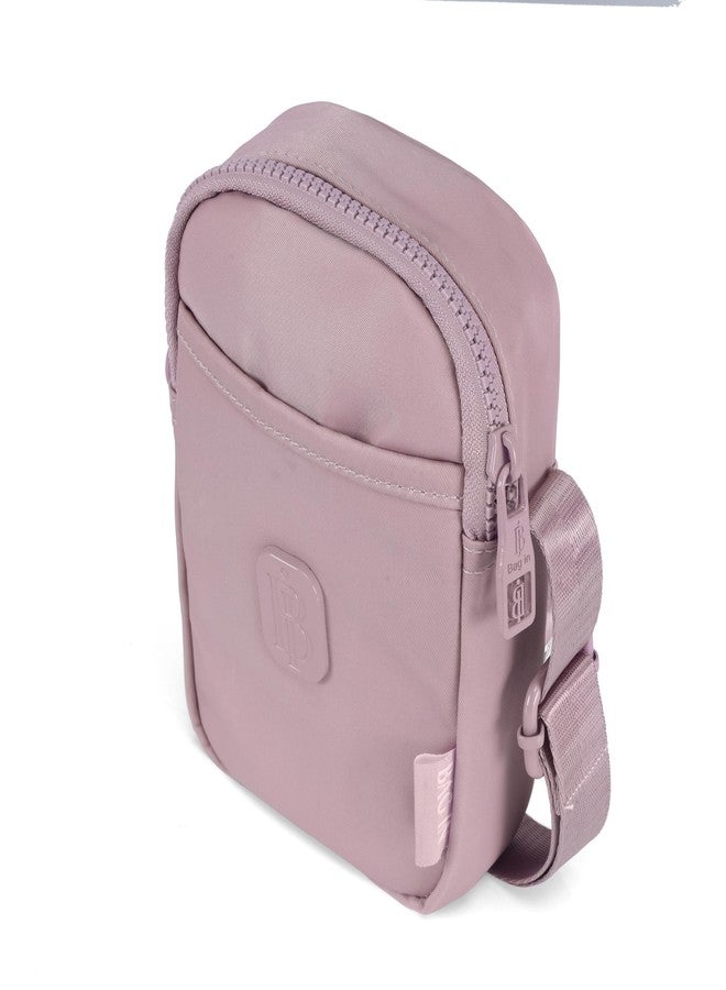 حقيبة كتف صغيرة من ماركة BAG IN ENTERPRISE للنساء، حقيبة كتف صغيرة الحجم بحزام قابل للتعديل (وردي) - Image 3