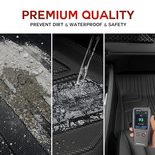 TTX LIGHTING Floor Mats for Honda CR-V CRV 2012 2013 2014 2015 2016 LX, SE & EX Include Front and Rear Row Liner Automotive Floor Mats All Weather Protection Mat Black - Image 5