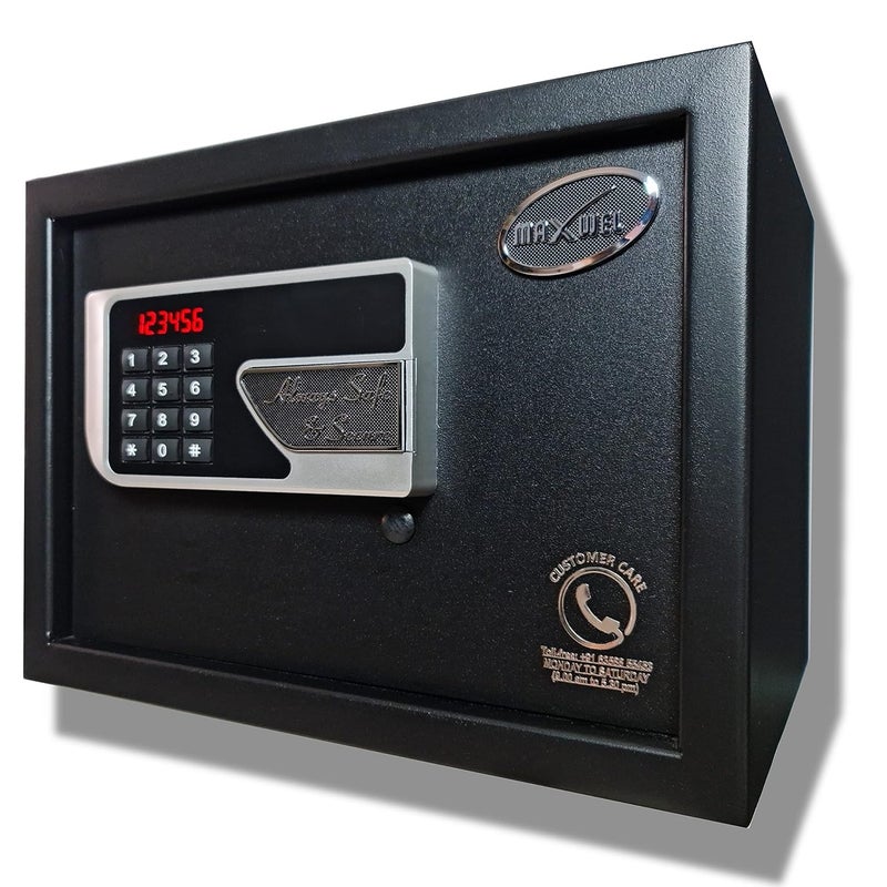 Maxwel Safe 15 Litres Digital Electronic Locker Home Safe with Keypad for User Pin Keys for Emergency - Image 4