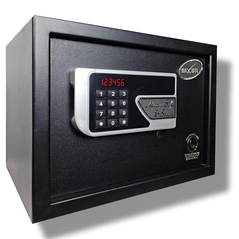 Maxwel Safe 15 Litres Digital Electronic Locker Home Safe with Keypad for User Pin Keys for Emergency - Image 3
