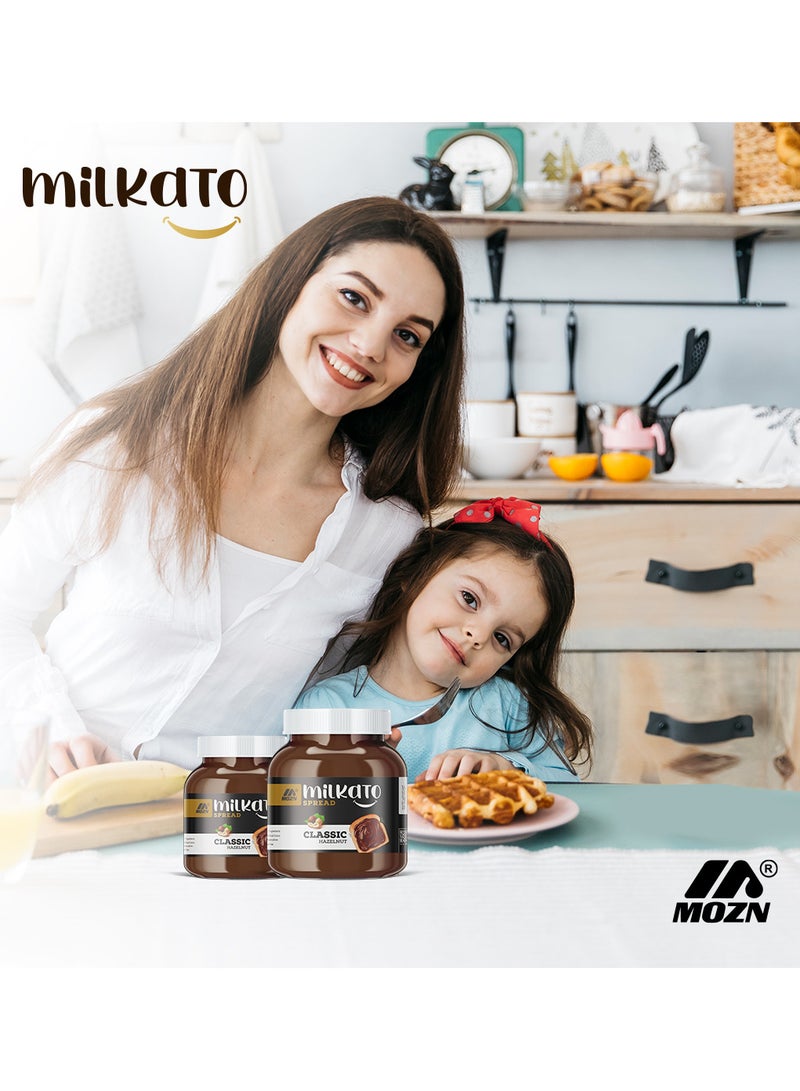 ميلكاتو شوكولاتة سبريد بالبندق من ميلكاتو-350 جم - Image 3