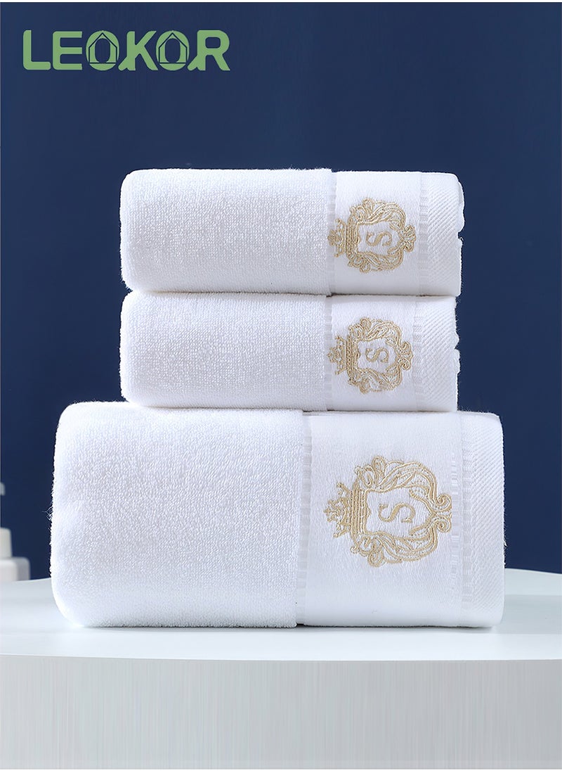 ليوكور مجموعة منشفة حمام القطن 3pcs  - Image 1