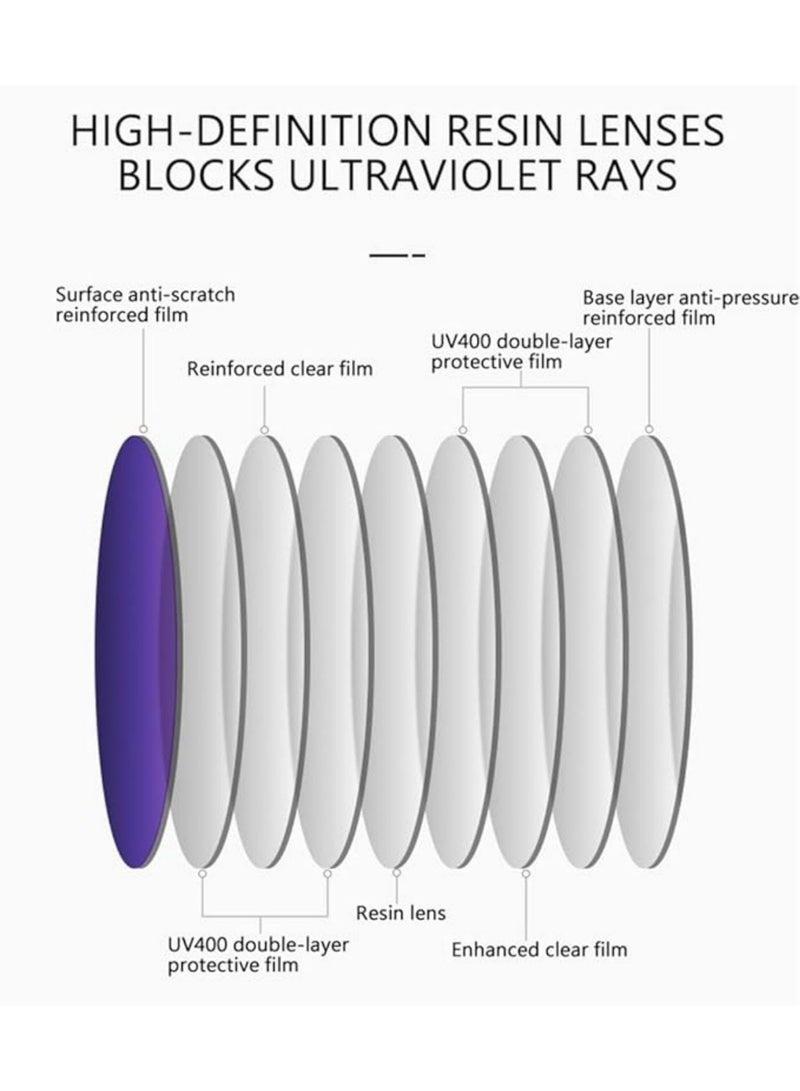 CMGTYYD 2-Pack Kids Sunglasses for Boys & Girls - Foldable UV Protection Glasses for Toddlers Age 2-8, Cute & Durable - Image 4