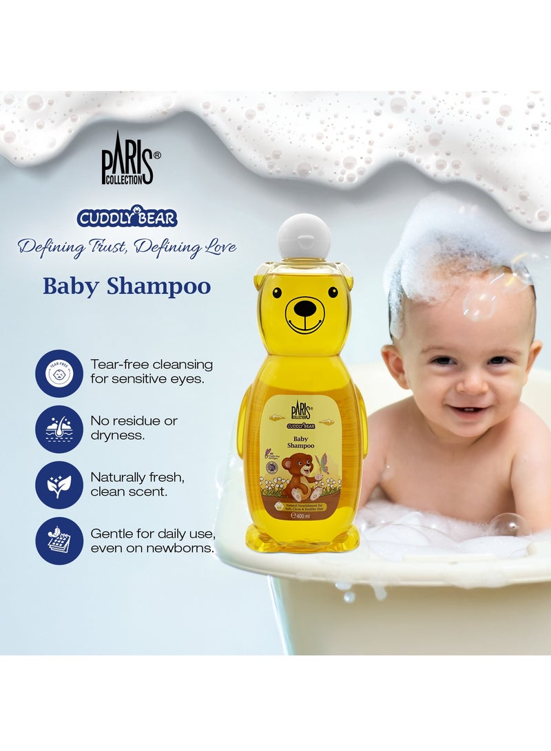 Paris Collection شامبو الأطفال - 400 مل | تغذية طبيعية لشعر ناعم ونظيف وصحي - Image 2