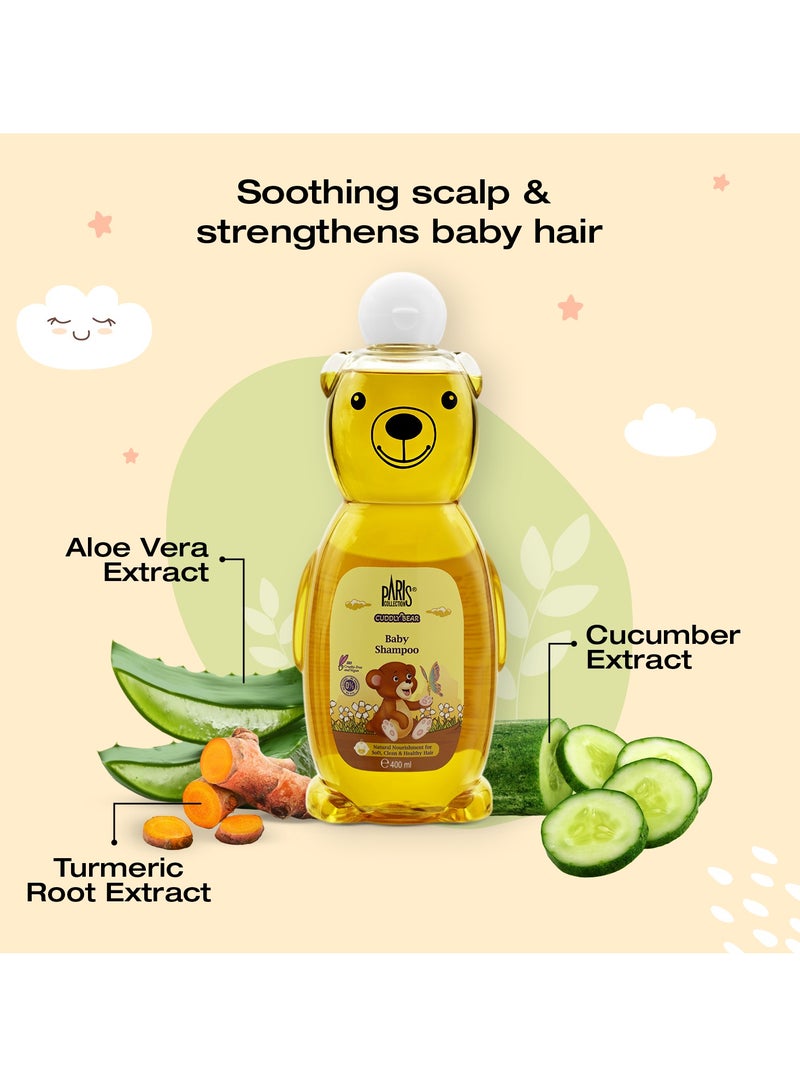 Paris Collection شامبو الأطفال - 400 مل | تغذية طبيعية لشعر ناعم ونظيف وصحي - Image 3