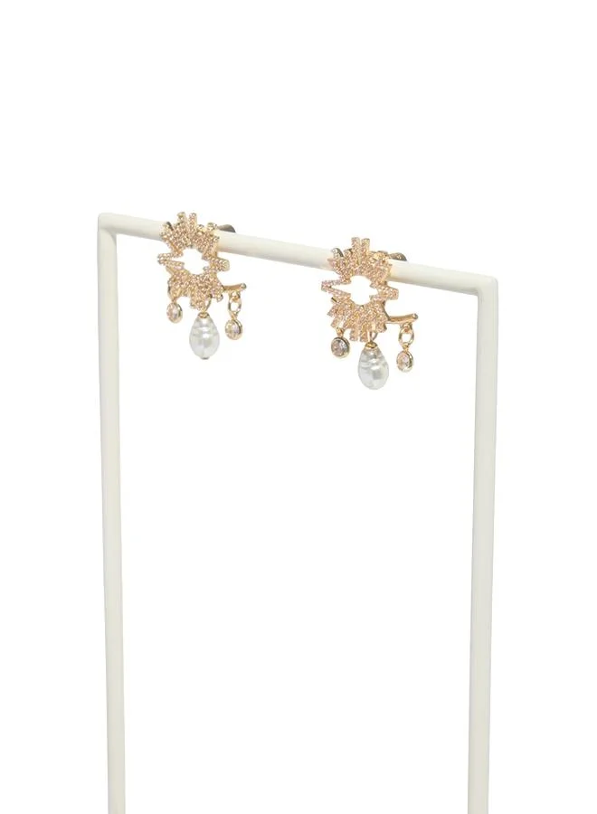 Aldo  Zuhair Murad x Aldo Ladies White Earring for Women | Best Price UAE