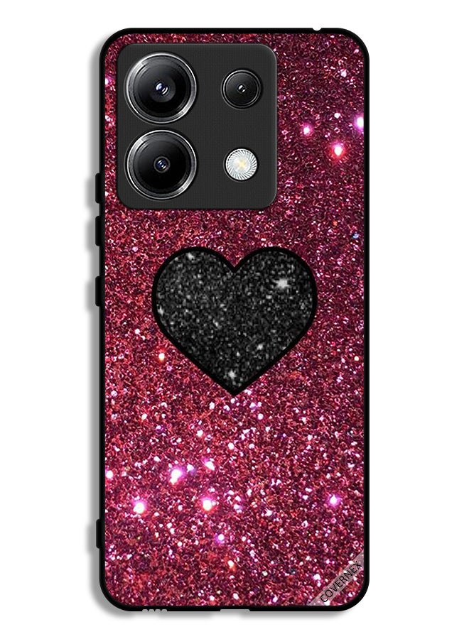 Covernex Xiaomi Redmi Note 13 Pro 5G Protective Case Cover Heart In Glitters - Image 1