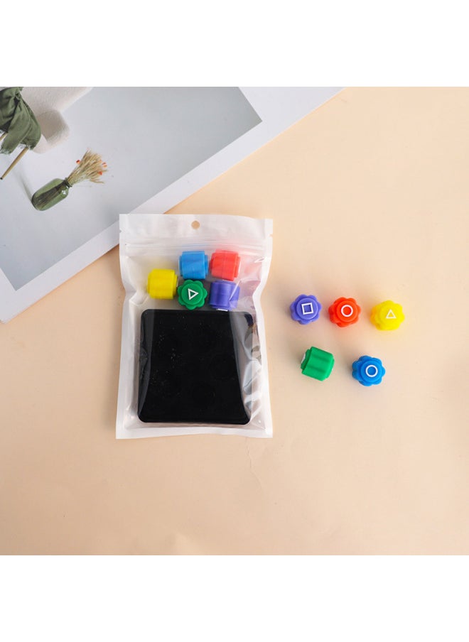 Gonggi Korean Game Catch Stones Game Kids Throw Stones Multiplayer Interactive Game Toy-Specifications:Stone + Square Base  - Image 1
