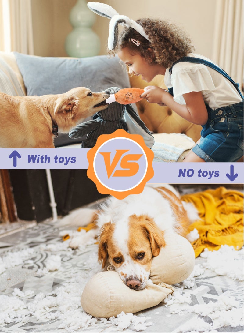 URbazaar 10 Pack Dog Squeaky Toys, Cute Plush Toys for Small Medium Dog,Plush Chew Toys For Teething Puppies, Non-Toxic and Safe for Dogs - Image 5