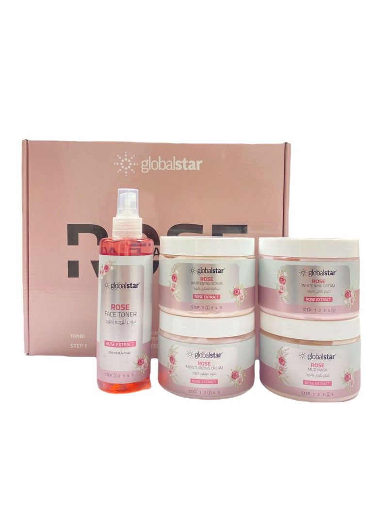 globalstar Globalstar Rose Facial Kit 1x5pcs  - Image 4