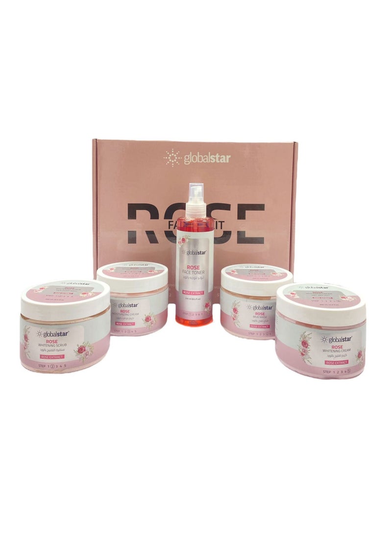 globalstar Globalstar Rose Facial Kit 1x5pcs  - Image 5