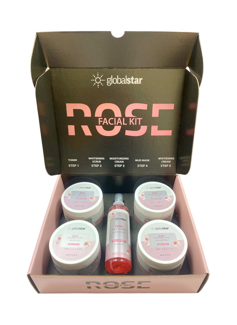 globalstar Globalstar Rose Facial Kit 1x5pcs  - Image 2