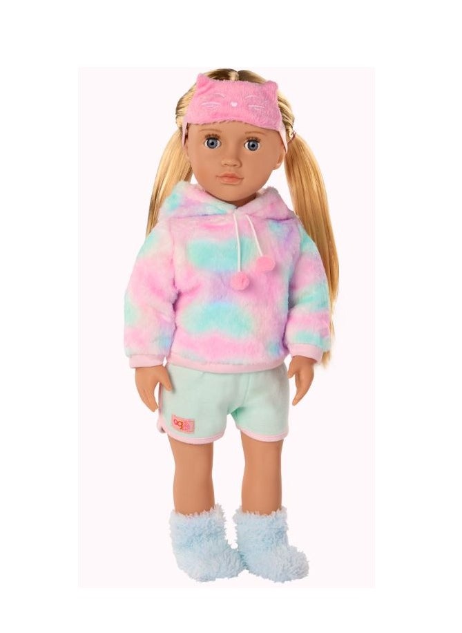 Our Generation Our Generation Mandy 18" Doll With Cat-Themed Pajama  - Image 1