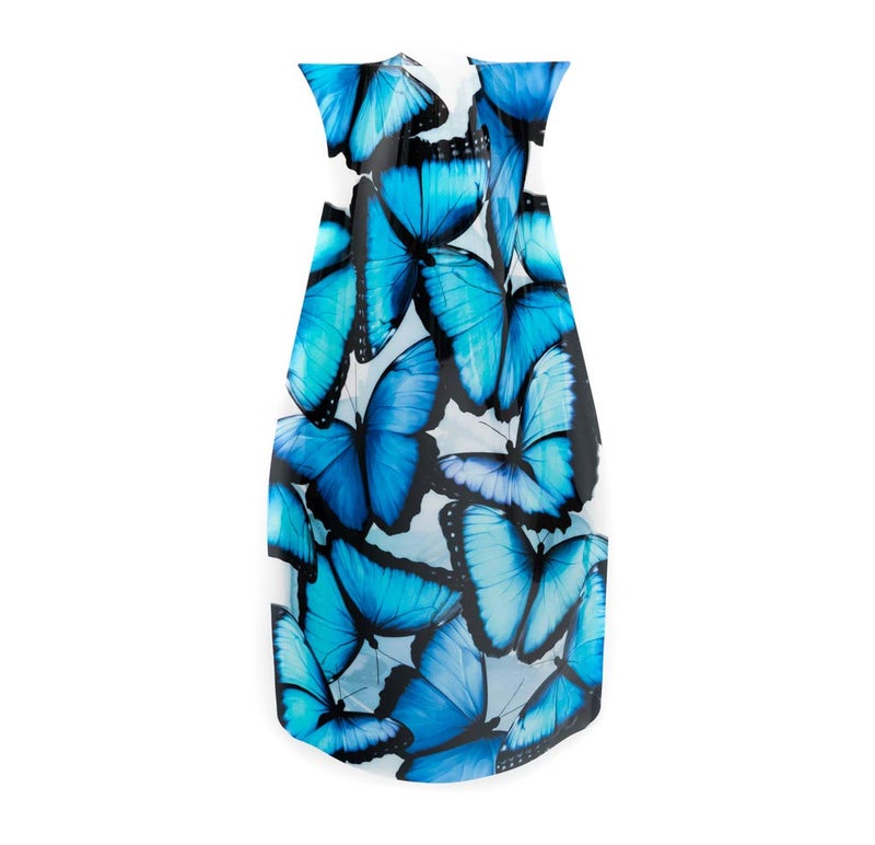 MODGY Expandable Flower Vase Plastic Decorative Modern Vases for Flowers Centerpieces Dining Table Decor Living Room Bathroom Wedding Office Morpho MultiColors