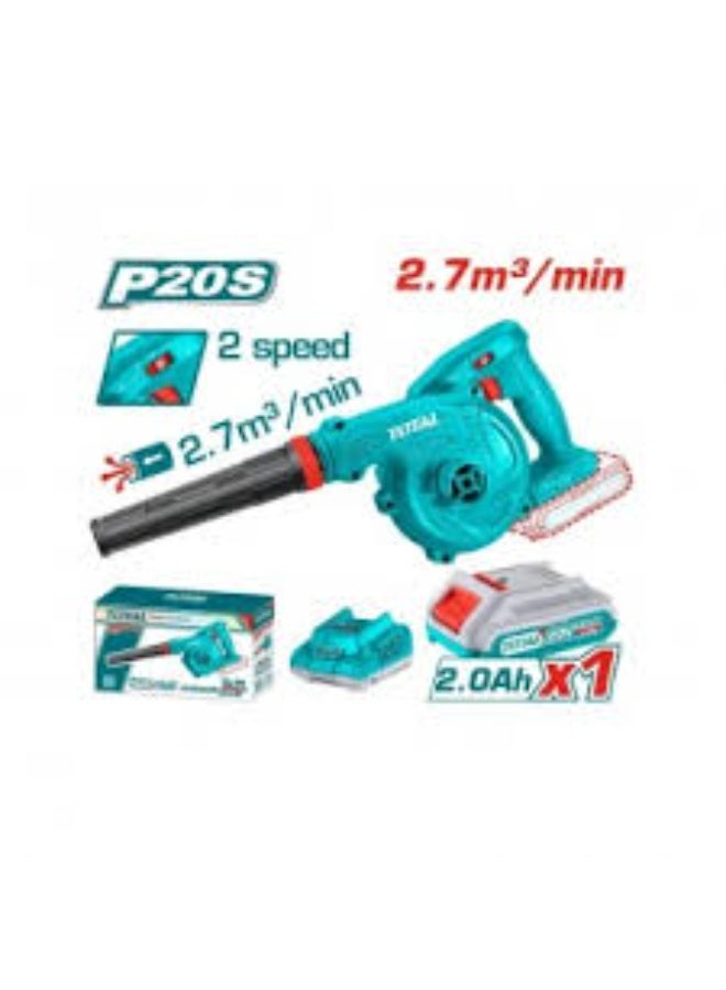 TOTAL 20V Cordless Blower with Battery and Charger - Image 1
