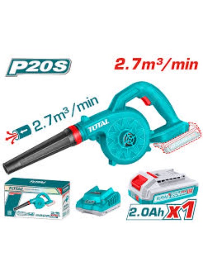 TOTAL 20V Cordless Blower with Battery and Charger - Image 3