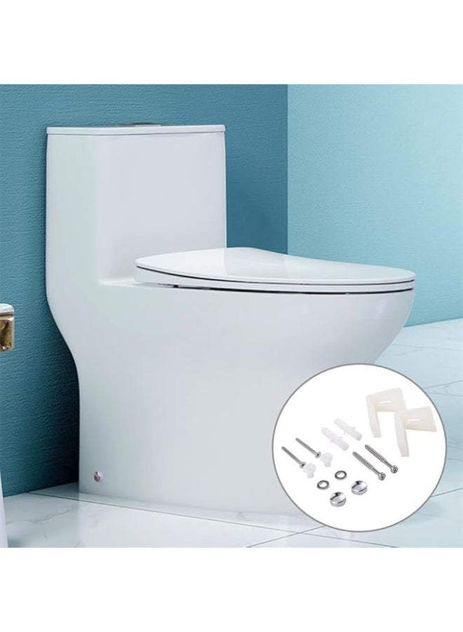 Biella Floor Toilet Pan Fixing Kit - L-Shaped Bolts, Repair Brackets And Screws For Secure Installation Of Toilets, Bidets, And Bathroom Fixtures - Image 5
