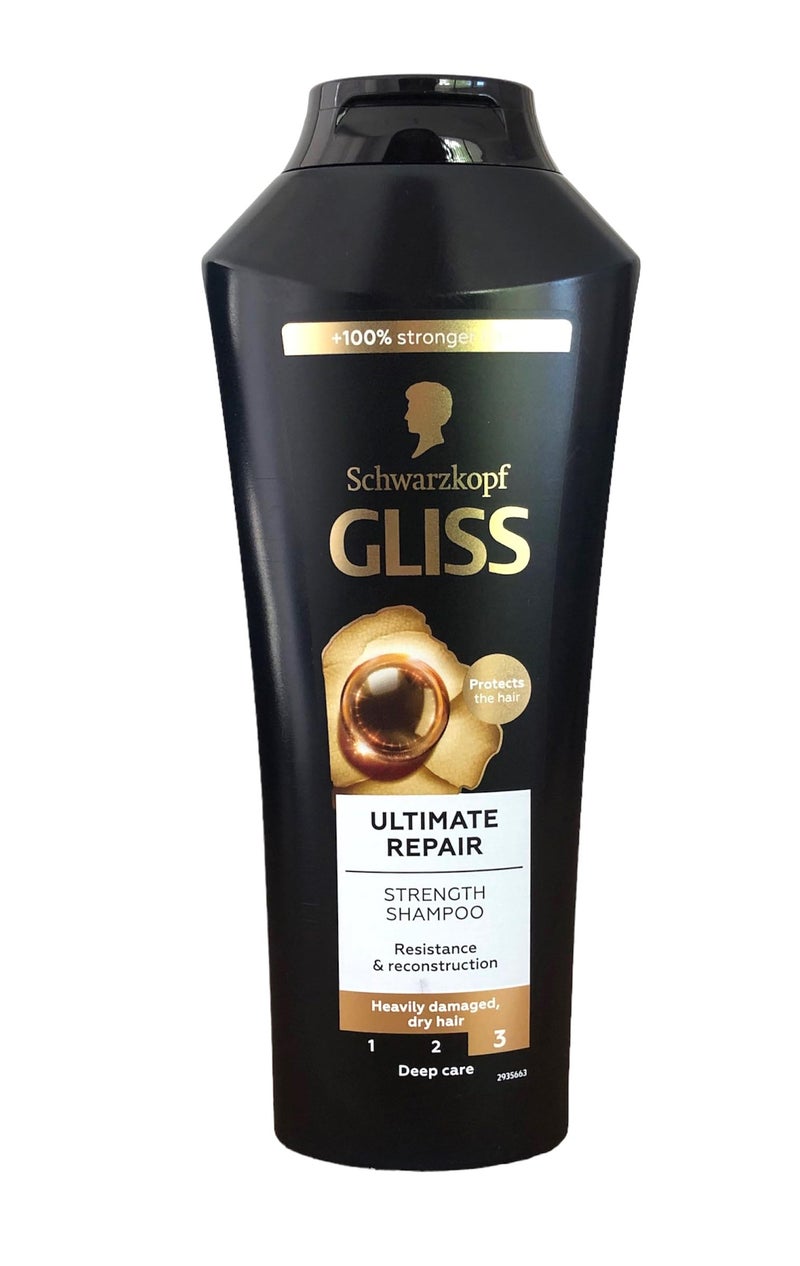 Gliss Shampoo Ultimate Repair 13.6 Ounce (400ml) - Image 1
